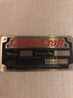 1006 Chris Craft Marine Engine Name Id Tag