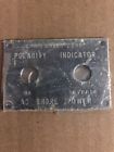 1008 Chris Craft Wood Boat Polarity Dash Plate Shore Power