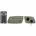 179973 American Custom Products Tracker Marine Silver Inboard Boat Breaker Ignition Switch Panel Kit