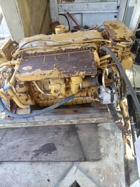 1zj02494 Caterpillar 3126 Marine Diesel Engine 300 Horse Power For Parts Or Repair