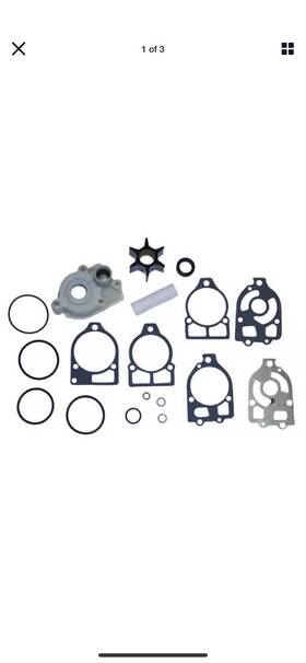 46-00090 Emp 18-3517 Mercruiser Alpha One Gen 1 Water Pump Imp Housing Kit 60367a1