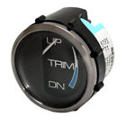 Gp9231a Faria Premier Black White Silver Boat Trim Gauge