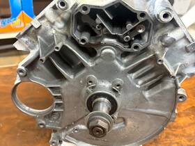 Kohler 359715 5e Crankcase #359715 With Cover #359741 2 Cyl Gas Marine