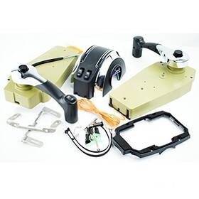 Marinepartsdistributors 905-060a1 Dual Binnacle Control Box Assembly With Trim Fits Mariner By 8m0075245 8m0041426
