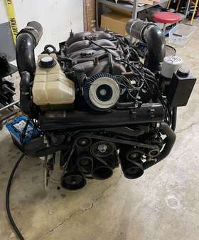 0m628439 Mercruiser 2003 Kodiak / 496 8.1l Complete Marine Engine Runs Great H.o