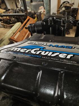 Mercruiser #l300359 502 8.2l Magnum Efi Marine Engine Motor Block 2000 W 4 Bolt Mains