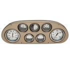 1053101 Pn Premier Faria Brushed Nickel In Plastic Boat Multi Gauge Panel