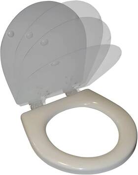 1245sc Raritan Soft Close Household Style Seat Cover - White