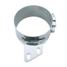 United Pacific 10284 7 Inch Stainless Butt Joint Exhaust Clamp - Angled Bracket