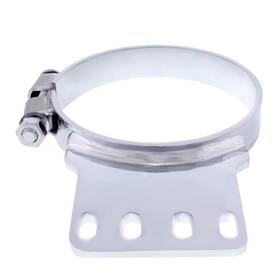 United Pacific 10288 5 Inch Chrome Exhaust Clamp For Kenworth Steel Construction Fo