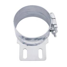 United Pacific 10319 5 Inch Stainless Steel Butt Joint Exhaust Clamp - Straight Brac