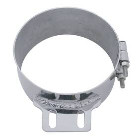 United Pacific 10322 Stainless Steel Butt Joint Exhaust Clamp With Straight Bracket