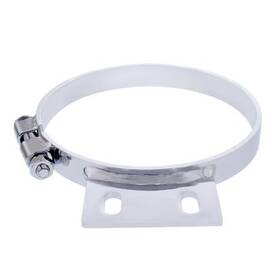 United Pacific 10329 7 Inch Peterbilt Chrome Cab Exhaust Clamp
