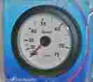 V2601101 Vdo New Black Round 75 Mph Pitot Speedometer Marine Sea Ray Ski Boat 754059038384