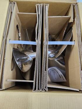 22754002 Volvo Penta Dph Drive H2 Stainless Prop Set New