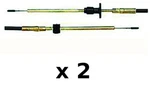 2 Pack 18 Ft Cables Fits Johnson, Evinrude, Omc Using Pre 1979 Controls. Fixed Price $165.04.