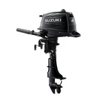 Suzuki 4HP DF4AS, 4-STROKE, 15" Short Shaft Manual Start Tiller Handle. Fixed Price $1175.00.