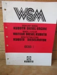 Kubota OC60 Diesel Engine Workshop Manual 97897-10880. Fixed Price $14.99.