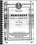 Hercules Bxb Engine Parts Manual Catalog. Fixed Price $26.99.