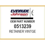 Evinrude Retainer 0513239 Oem New. Fixed Price $10.99.