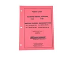 Westerbeke 047631 1ST Edition Diesel Engine & Generator Part List Service Manual. Fixed Price $29.95.