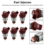 6PCS 75-90-115-200-225 Fuel Injectors 37001 Fit Mercury Outboard Mariner 804528. Fixed Price $135.63.