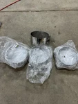 4-UNITED Pacific Stainless Steel Universal Wide Band Exhaust Clamp 8 Inch. Fixed Price $326.00.