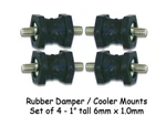 Vw External Oil / Trans Cooler Threaded Damper Rubber Mounts Bus Ghia Type 3. Fixed Price $18.00.