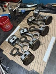 2004 Mercruiser 350 Mag Mpi Std Size Pistons And Rods (8). Fixed Price $399.00.