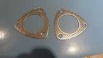 1975-1993 Volvo 240 Exhaust Flange Gaskets (2) #1378872 Nos 462808. Fixed Price $10.00.