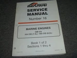 1993 Mercruiser V8 Gen Engine Mie 454 Mag Mcm 7.4LX #16 Service Manual Xo. Fixed Price $104.49.