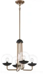 George Kovacs P1504-416 Outer Limits Chandelier Painted Bronze W/natural Brush. Fixed Price $195.00.
