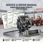 Kubota OC60-E2 OC95-E2 Diesel Engine Service Repair Workshop Manual Usb. Fixed Price $19.99.