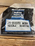 Mercury Quicksilver 29-818391 Needle Bearings (uncounted) Oem Nos. Fixed Price $21.00.