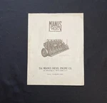 Antique Brochure Mianus Diesel Co Stamford Ct Marine Engines Motor Yachts. Fixed Price $29.99.