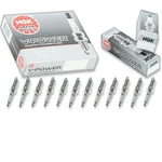 Pcs Ngk V-power Spark Plugs For 1977-1988 Jaguar Xjs 5.3L V12 Engine Mx. Fixed Price $47.29.