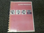 Ford 2711E 2712E 2713E 2714E 2715E Diesel Engine Owner Operator Operation Manual. Fixed Price $76.68.