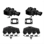 454 7.4 8.2 502 Exhaust Manifold Package Riser Elbow Big Block Mercruiser Bravo. Fixed Price $775.00.