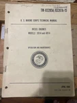 Marine Corps Gm Diesel Manual 3914 & 4914 Detroit 71 Stationary Engines. Fixed Price $20.00.