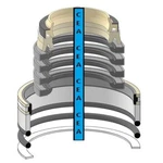 707-98-29661 Boom Cylinder Seal Kit Fits Komatsu PC35-PC45. Fixed Price $65.90.