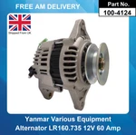 Alternator For Yanmar LR160-735 123900-77210 3TG66 3TG72. Fixed Price $173.04.