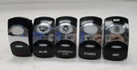 Carling Technologies Illuminated Rocker Switches (set Of 5) Black Marine Boat. Fixed Price $39.95.