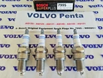 Volvo Penta AQ120 - AQ125 AQ131 AQ140 AQ145 AQ151(4) Bosch Spark Plugs. Fixed Price $21.95.
