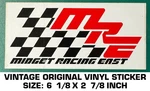 Midget Racing East - Vintage Original Vinyl Decal Sticker Race. Fixed Price $7.90.
