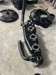 Mercruiser 470 3.7 Aluminum Exhaust Manifold Assembly. Fixed Price $164.00.