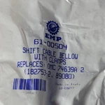 Emp 61-00504 Shift Cable Bellow With Clamps , Replaces Omc 74639A 2. Fixed Price $23.89.