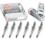 Pcs Ngk V-power Spark Plugs For 1987-1990 Jeep Wrangler 4.2L L6 Engine Hu. Fixed Price $26.50.