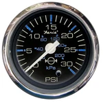 Faria Chesapeake Black 2" Water Pressure Gauge (30 Psi) 13712 Boat Marine. Fixed Price $157.78.