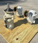 Parts For V-12 1550 Hp Man Engines, Pressure Regulator (2) & Raw Water Pump (1). Fixed Price $8000.00.