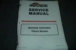 1989-1991 Mercruiser Mie D183 D219 Turbo Ac Diesel Engine Service Manual 1990 Zx. Fixed Price $147.77.